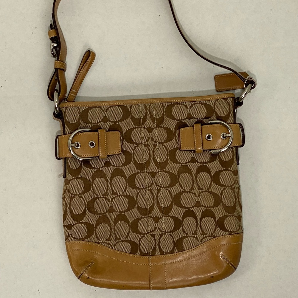 Coach Signature Slim Duffel Shoulder Bag J05M-3577